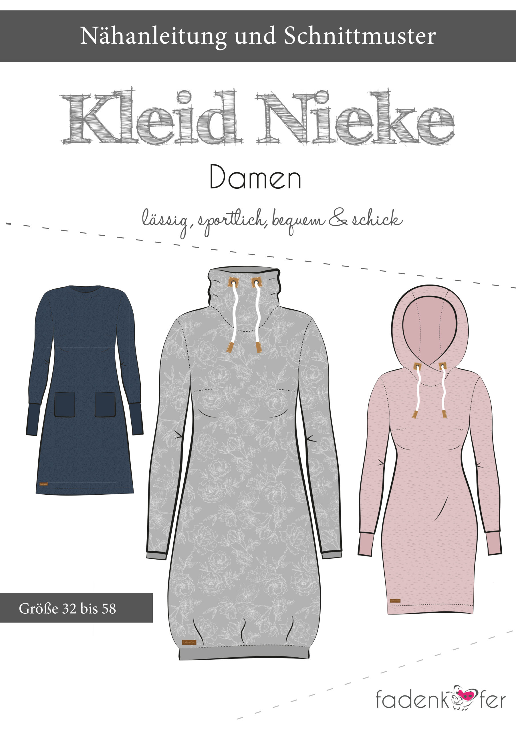 Paberlõige - naiste kleit "Nieke"