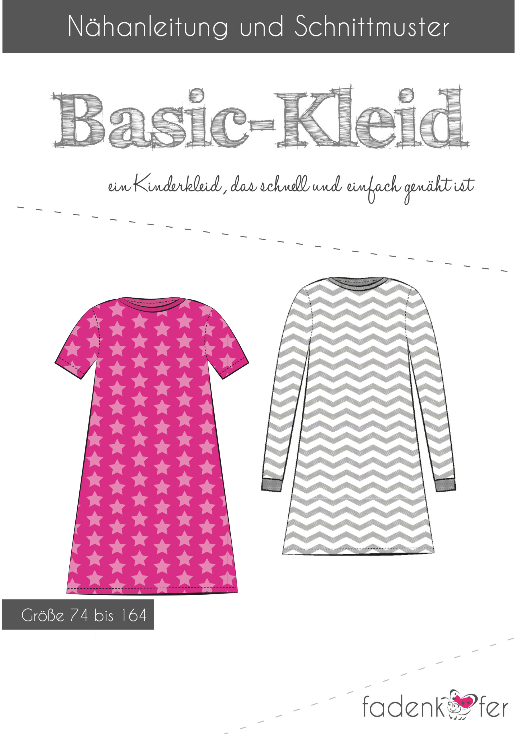 Paberlõige - laste kleit Basic-Kleid