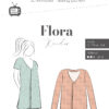 Paberlõige - tüdrukute kleit+pluus Flora