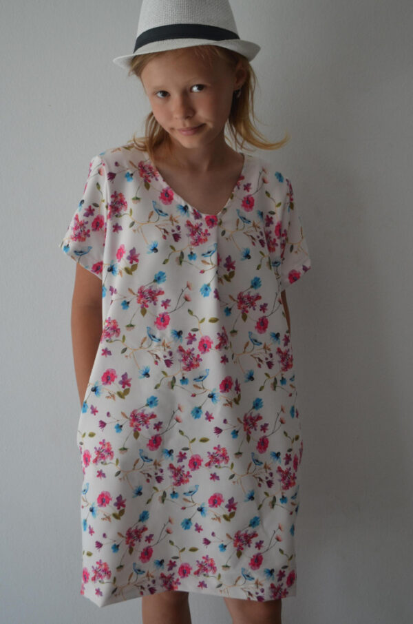 Paberlõige - tüdrukute kleit+pluus Flora