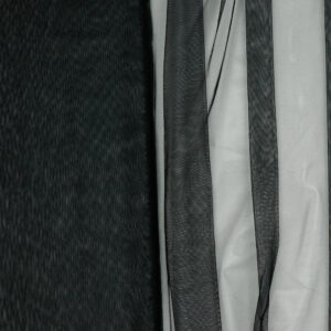 Pehme, luksuslik must tüll