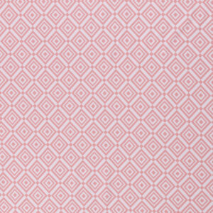 Digiprint trikotaaž - rombid, vanaroosa