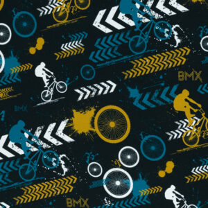 Dressiriie, aasaline -  BMX, sinepikollane (Street Style by Lycklig Design)