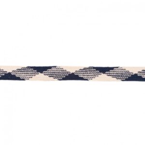 Puuvillane pael - must-valge