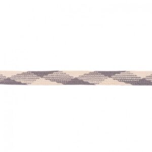 Puuvillane pael - lame, 17mm, hall-valge