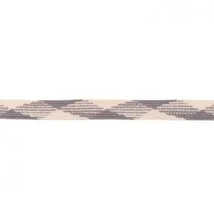 Puuvillane pael - lame, 17mm, hall-valge