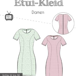 Paberlõige - naiste kleit "Etui"