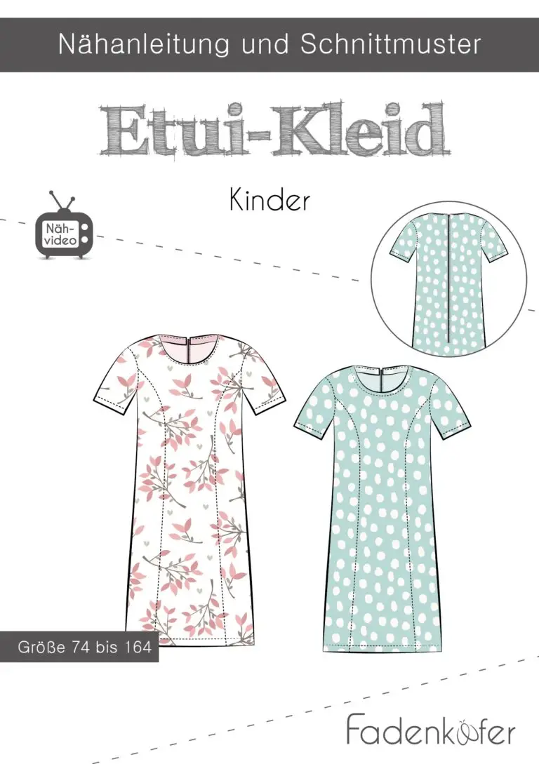 Paberlõige - laste kleit "Etui"