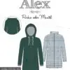 Paberlõige - meeste parka, poolmantel "Alex"