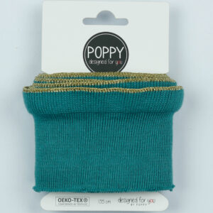 Valmis soonik - petrooliroheline kuldse äärega