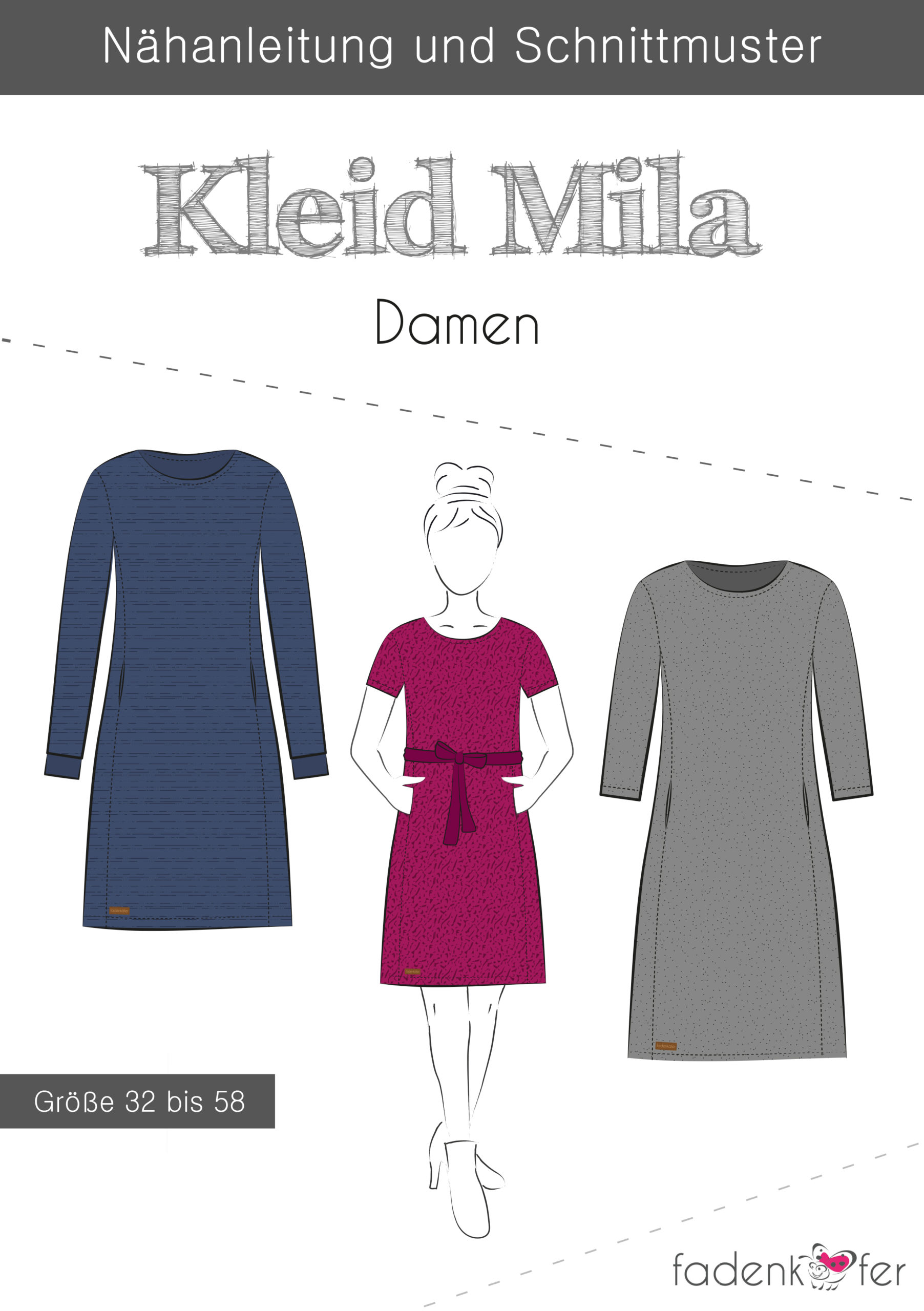 Paberlõige - naiste kleit "Mila"