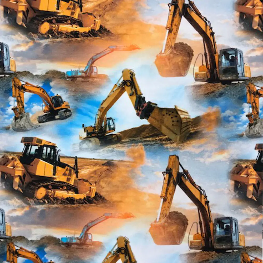 Digiprint trikotaaž - kaevandus - GOTS