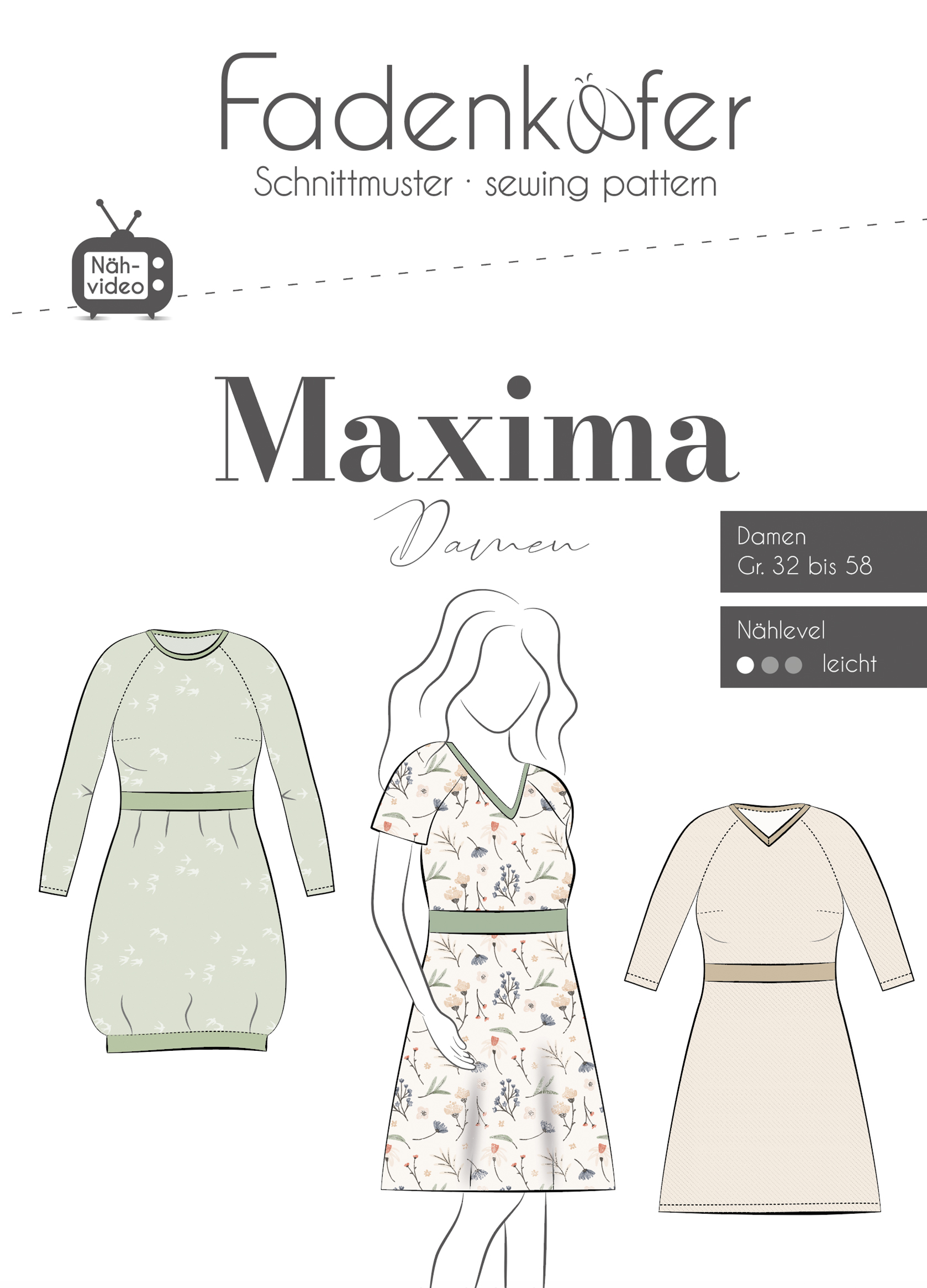 Paberlõige - naiste kleit Maxima