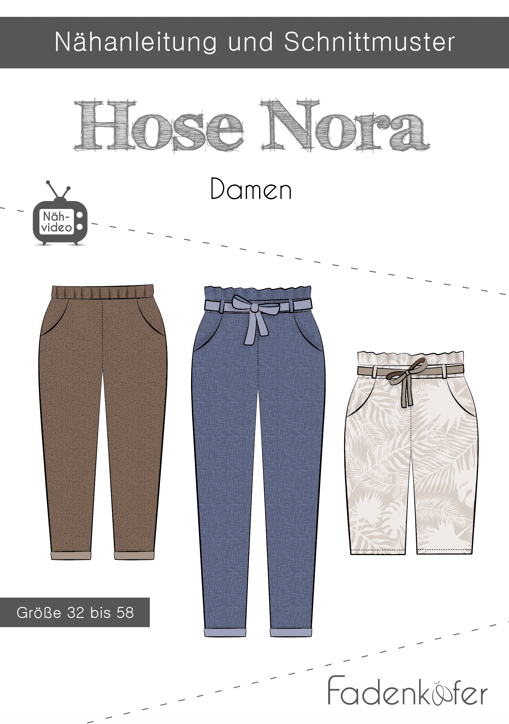 Paberlõige - naiste püksid Nora
