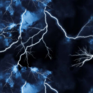 Digiprint trikotaaž - äike, sinine