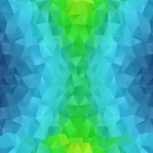 Digiprint trikotaaž - Gardient by Bienvenido Colorido, sinine