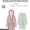 Paberlõige - naiste hommikumantel "Bademantel"