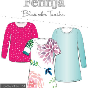 Paberlõige - laste pluus, tuunika "Fennja"