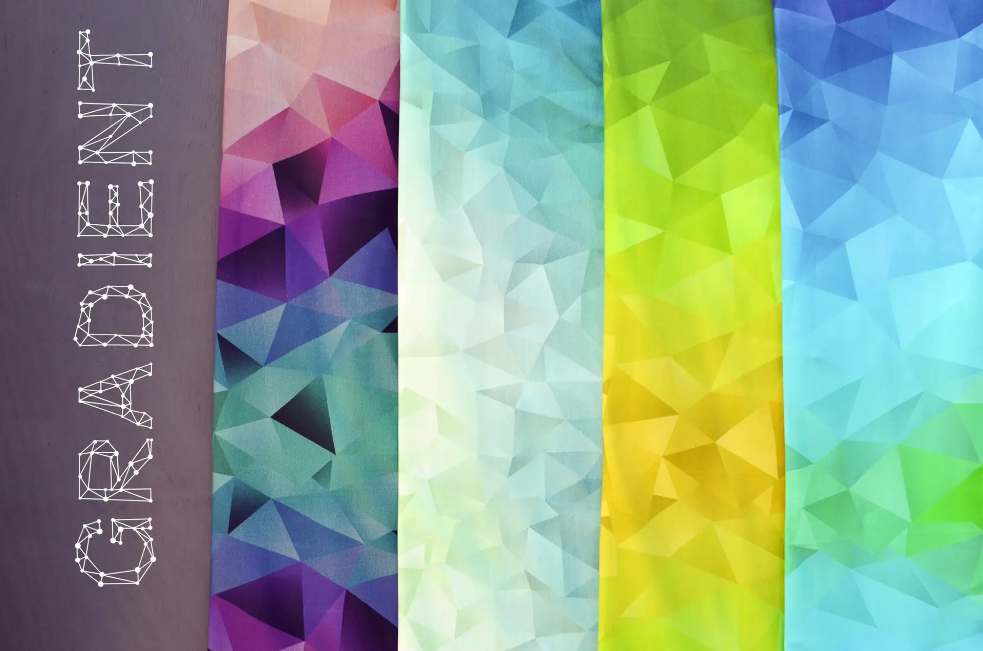 Digiprint trikotaaž - Gradient by Bienvenido Colorido, sinine - Pilt 5