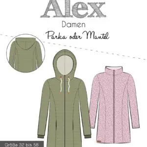 Paberlõige - naiste parka Alex