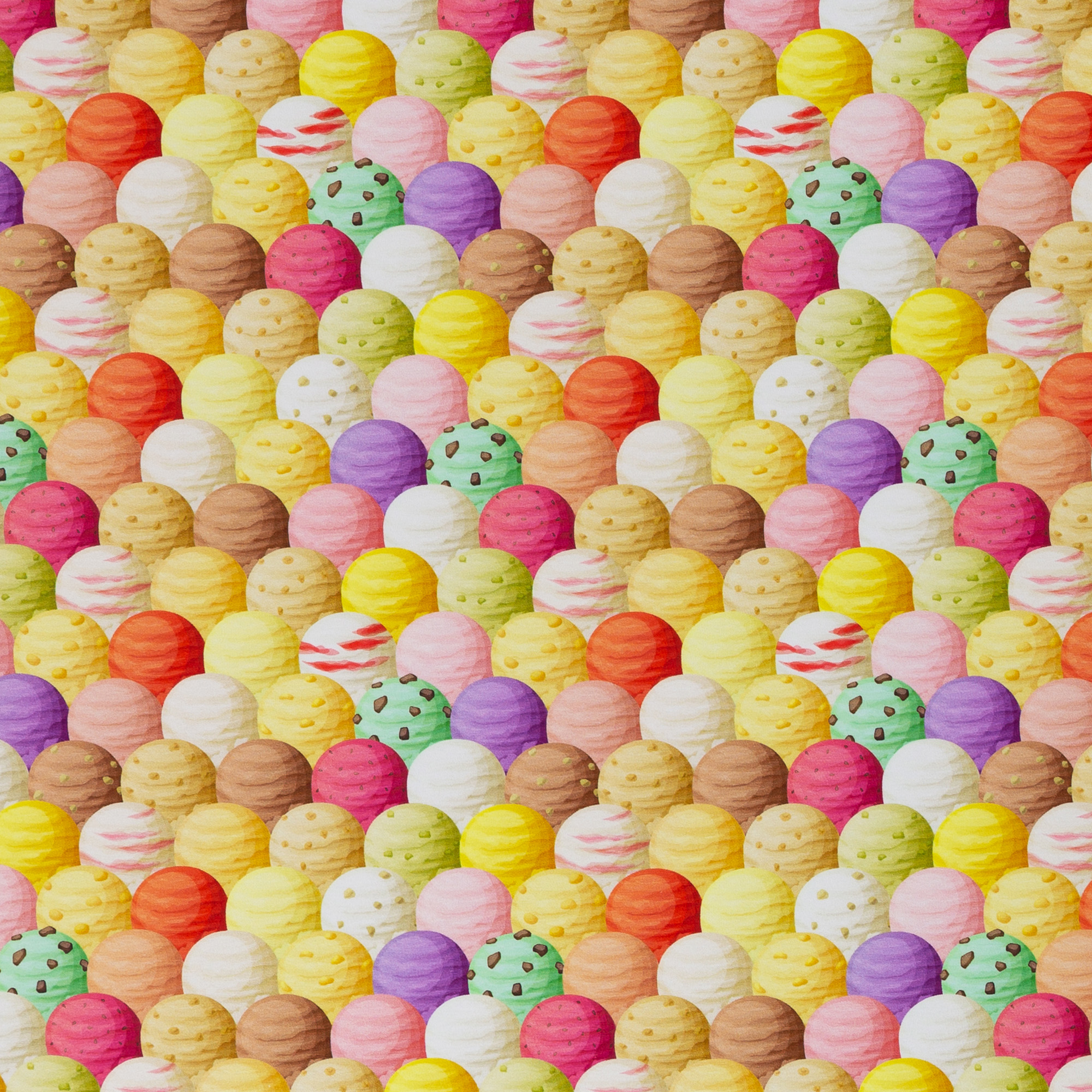 Digiprint trikotaaž - värvilised jäätised