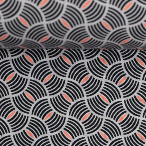 Puuvillane kanvas - abstraktne muster, laineline