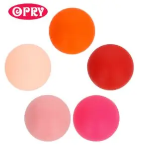 Opry silikoonist helmed, kera, roosad, 5tk