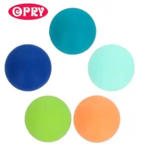 Opry silikoonist helmed, kerad, rohelised-oranž, 5tk