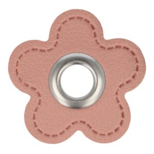 Öös heleroosal kunstnahal, aplikatsioon, lill