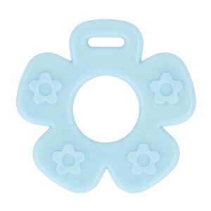 Opry silikoonist närimisrõngas, lill, helesinine, 2tk