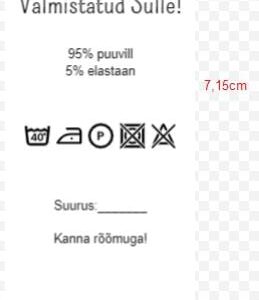 Hooldusjuhend trikotaažile ja dressikangale