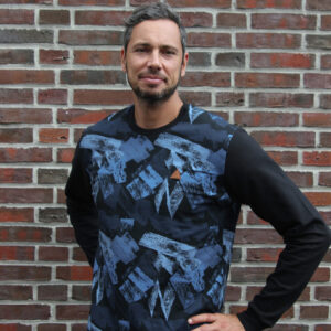 Dressiriie, aasaline - graafilised kujundid, sinine