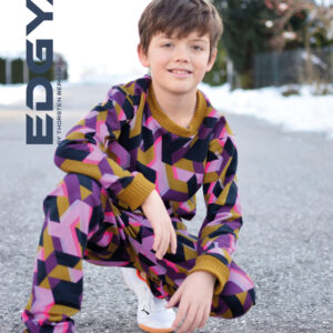 Dressiriie, aasaline - geomeetriline kamoflaaž, lilla, by Thorsten Berger