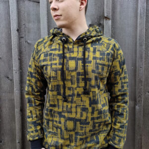 Aasaline dressiriie - abstrakt, jooned, oliiviroheline