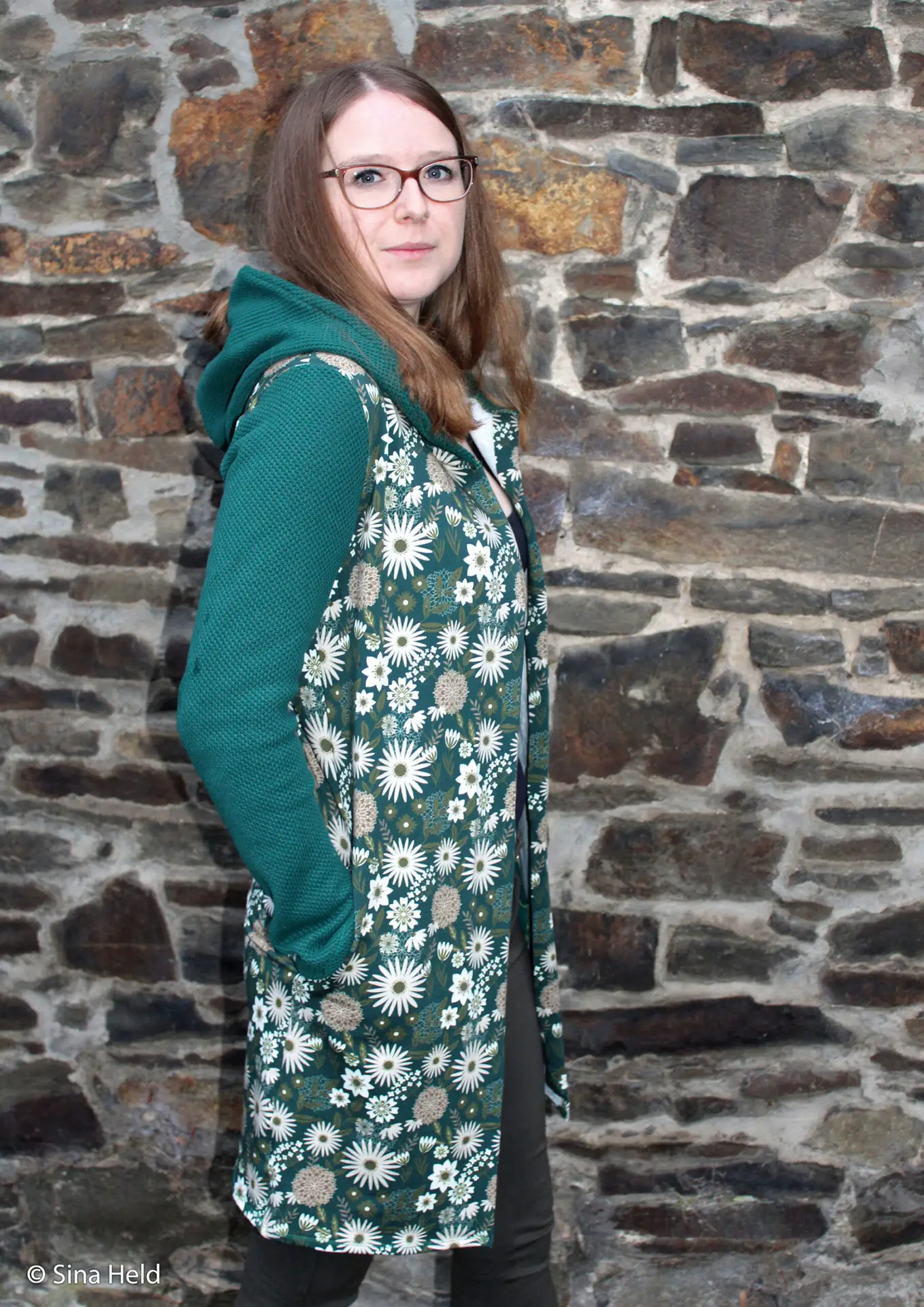 Modaal dressikangas - sügislilled roheline