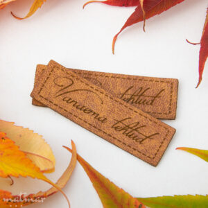 Kunstnahast õmmeldav silt - Vanaema tehtud