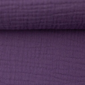 Puuvillakrepp, musliin - ploomililla