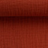 Puuvillakrepp, musliin - terrakota