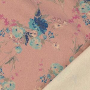 Dressiriie, uhutud - lillekimbud vanaroosal, sädelusega