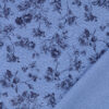 Retro-puuvillane kangas, vintage cotton - roosid, tuhmsinine - Image 3