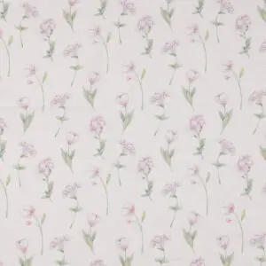 Digiprint trikotaaž - helelillad lilled, Little Darling
