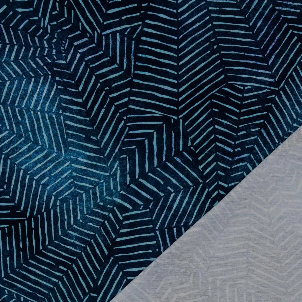 Digiprint trikotaaž - võrk, sinine - Pilt 3