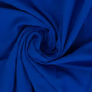 Musliin, kahekordne, slub - sinine (royal blue)