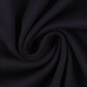 Puuvillane trikotaaž - mustjassinine (navy)