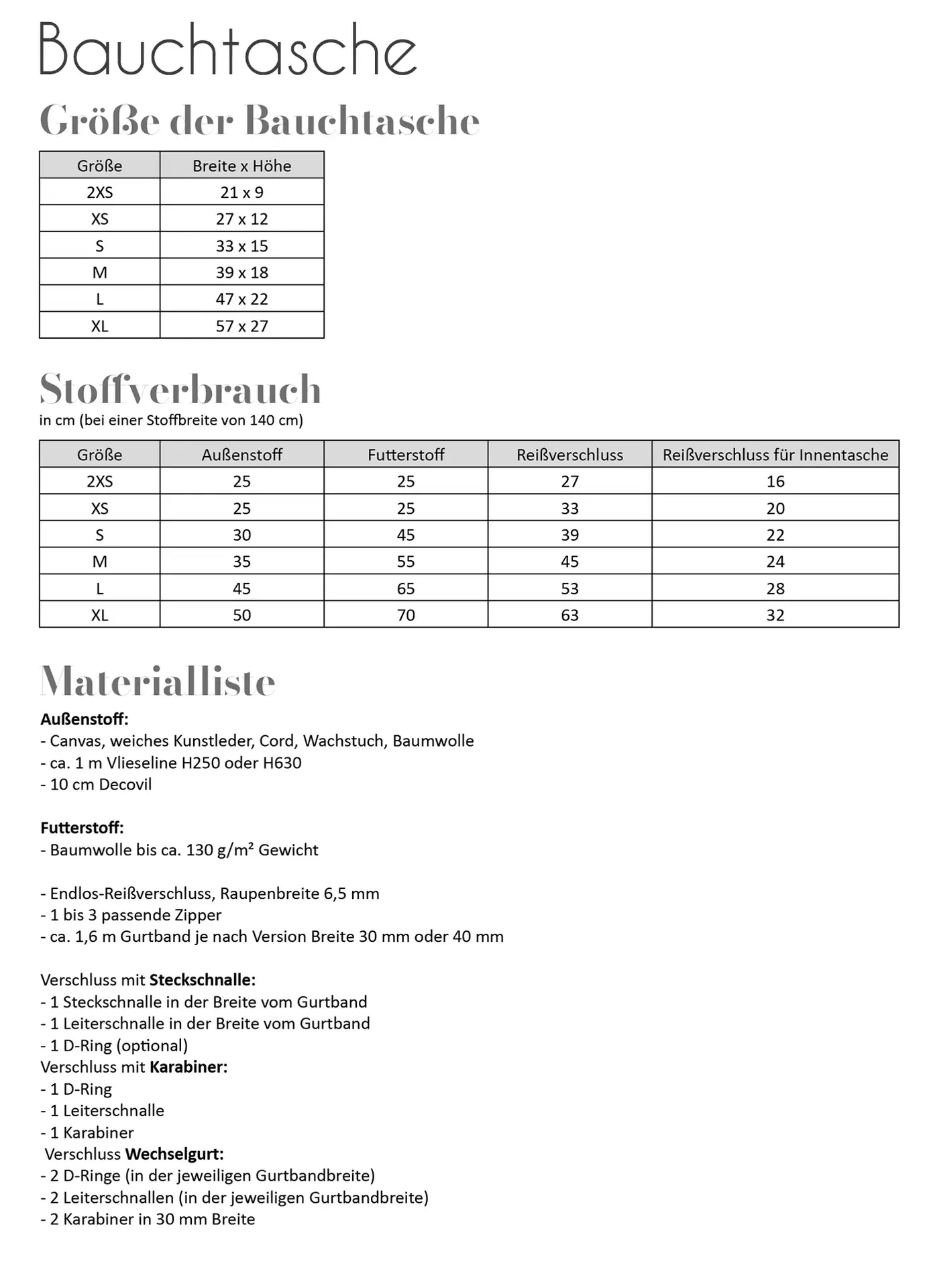 Paberlõige - vöökott "Bauchtasche" - Pilt 2