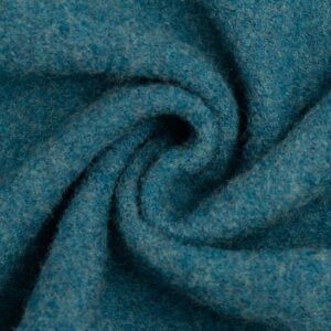 Villane kangas - meleeritud petrooliroheline