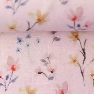 Kahekordne, slub-struktuuriga musliin, 100% puuvill, sobib kleitideks, pluusideks, seelikuteks, kimonodeks.
