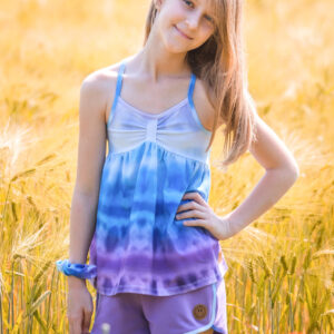 Digiprint trikotaaž - Fabulous By Lycklig Design, sinine-lilla