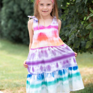 Digiprint trikotaaž - FabulousGardient By Lycklig Design, vikerkaarevärviline