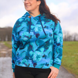 Dressiriie, aasaline - vesivärvid, sinine-petro